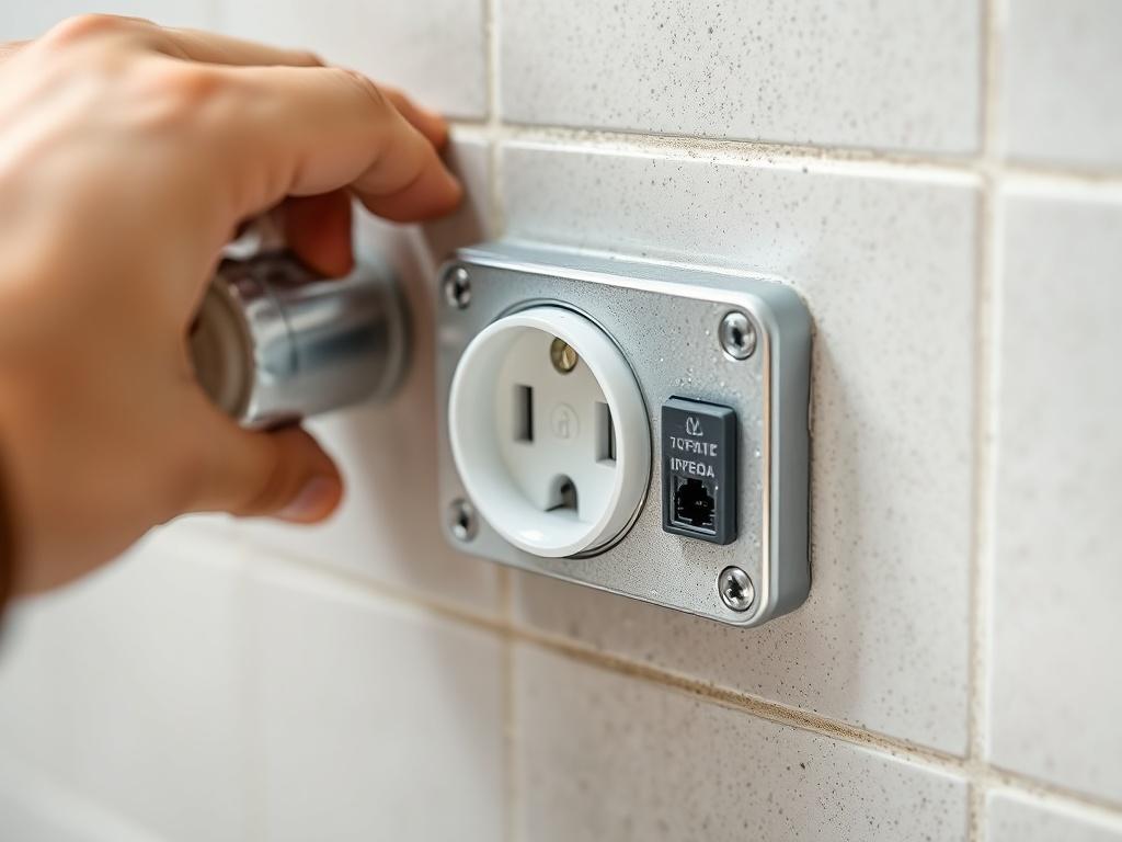 Влагозащищенные розетки IP54 для ванной комнаты и улицы. Обслуживание и проверка в эксплуатации