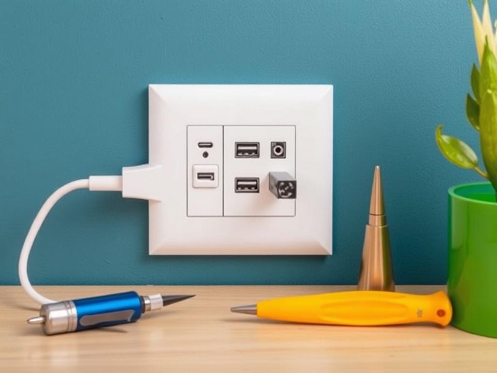 Монтаж розетки с USB-зарядкой для гаджетов. Подготовка к монтажу: инструменты и материалы